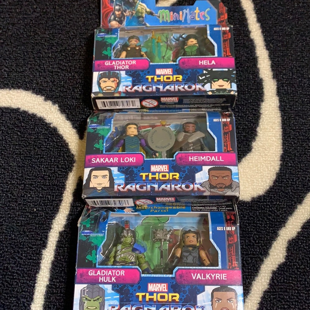 Minimates for Ragnarok complete series brand new